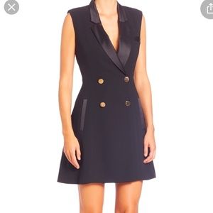 ABS Alllen Schwartz chic tuxedo dress, size 4
